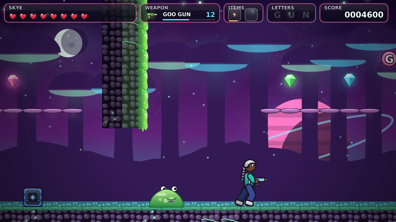 Crash Garden on the alien planet Vurr.